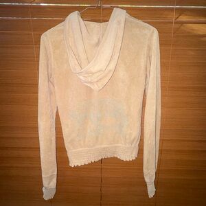 Juicy Couture Vintage Beige Zip-Up Jacket Size P